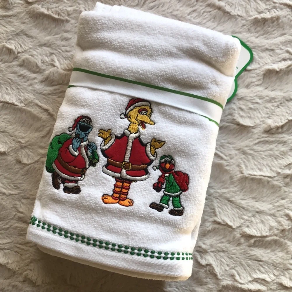 Sesame Street Holiday Hand Towels